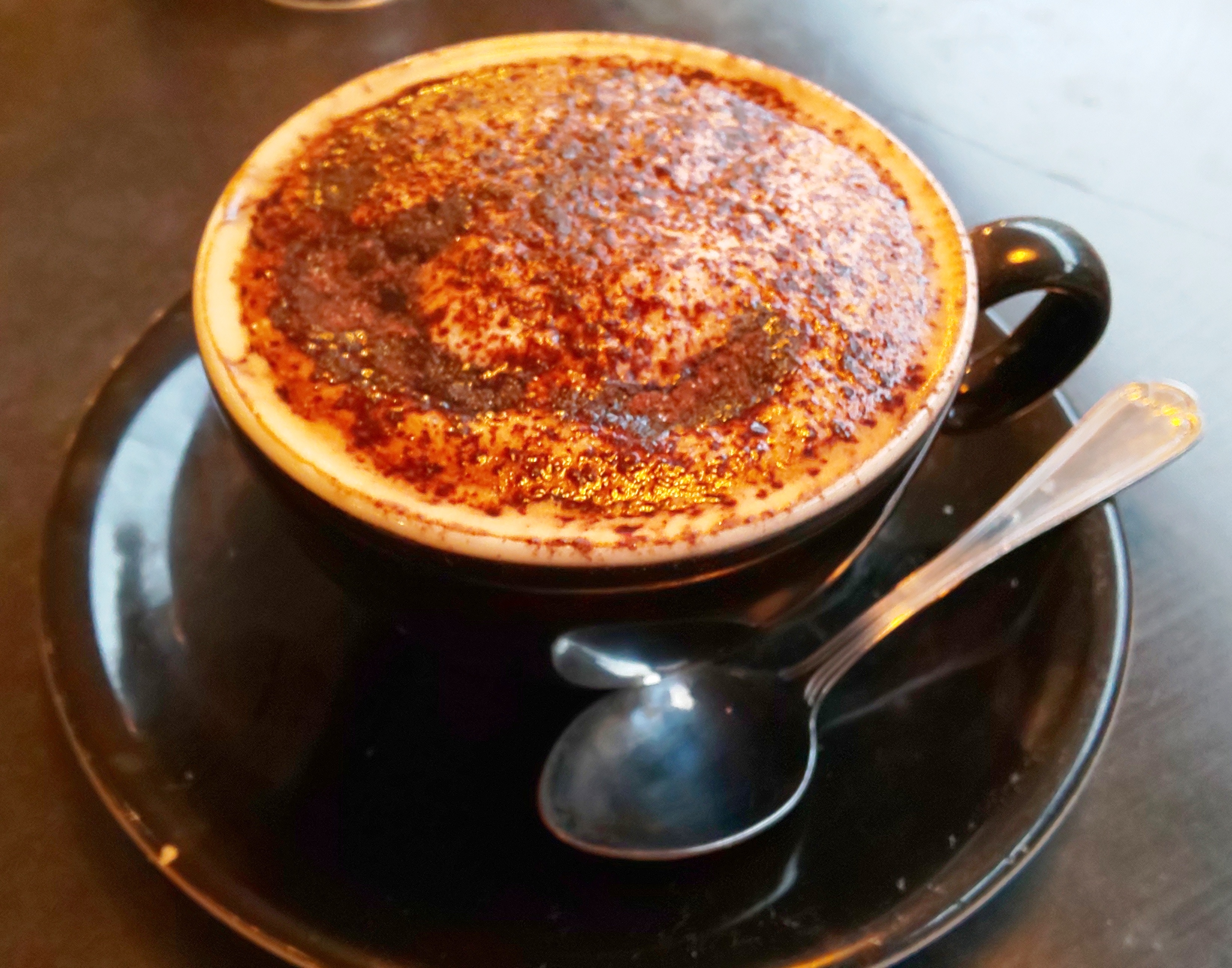 朝食時のコーヒー