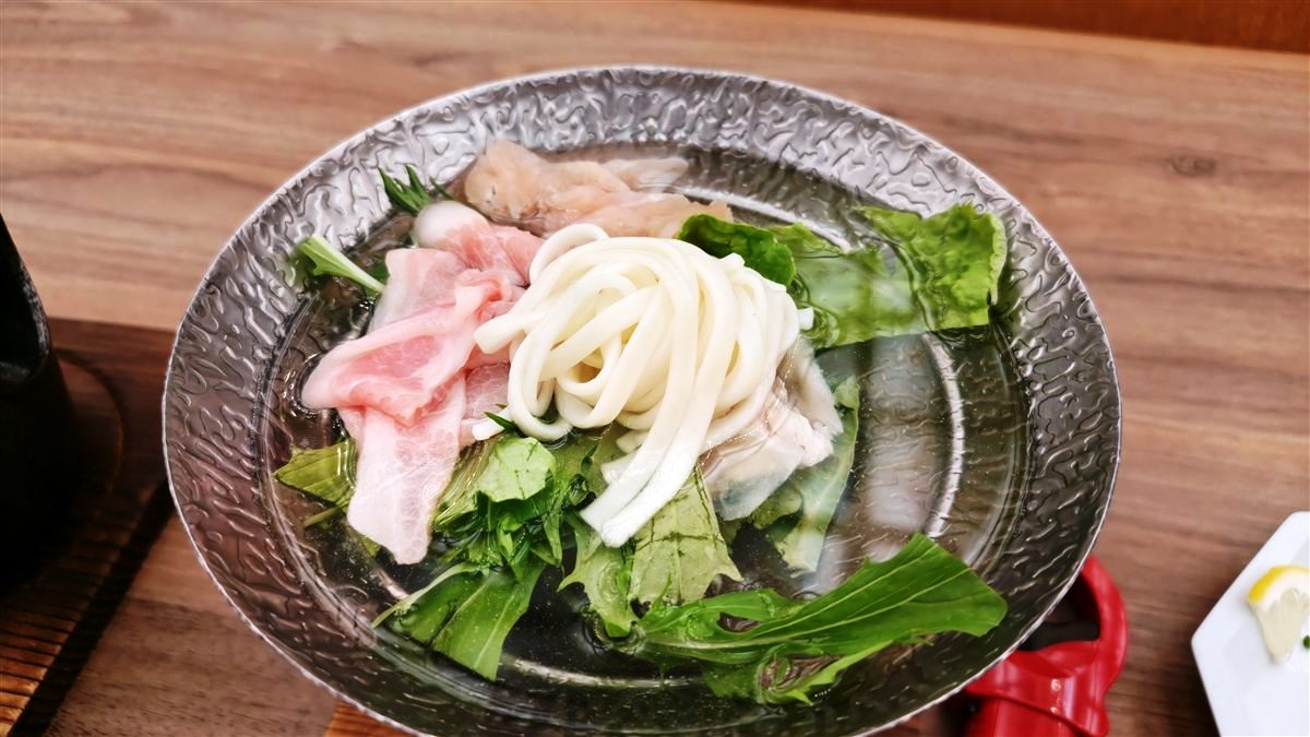 ホテル桜嬉野のふぐしゃぶ