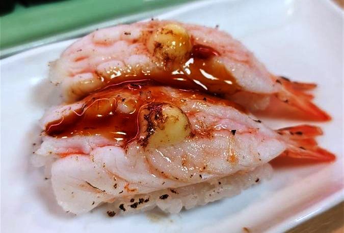 若竹丸の炙りえび