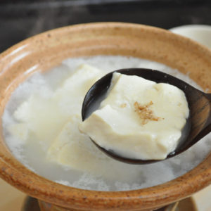 温泉湯豆腐